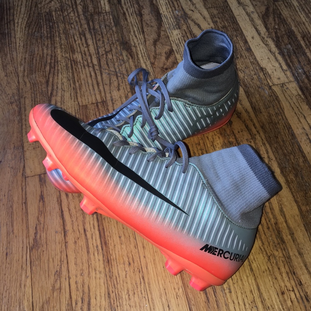 Cleaned up Nike CR7 Mercurial Soccer Cleats